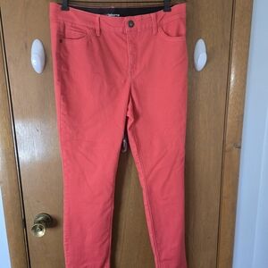 Liz Claiborne Bright Pink/ Orange Pants Size 12.